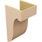 Ekena Millwork 11"W x 11"D x 22"H Wide Del Monte Rough Cedar Woodgrain TimberThane Corbel, Primed Tan CORUR11X11X22DELRCPR - alternate 6